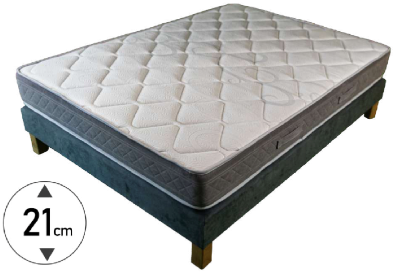 Matelas Everest 21 antibactérien et antiacarien fabriqués en France - MTL1EVR2-FM02_0