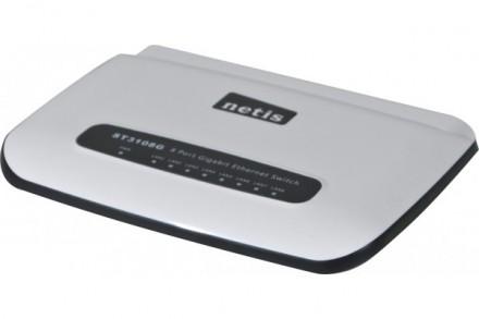 NETIS ST3108G - Switch 8 ports Gigabit avec capacité de commutation 32Gbps et support Jumbo Frame 9KB_0