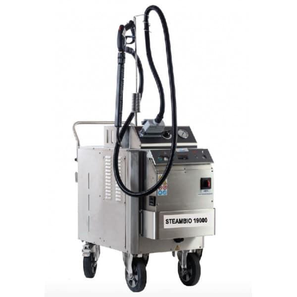 Nettoyeur vapeur industriel STEAMBIO 19000 SH - 19 KW - 32 Amp - 380 VOLTS - Pompe produit et réservoir PET_0