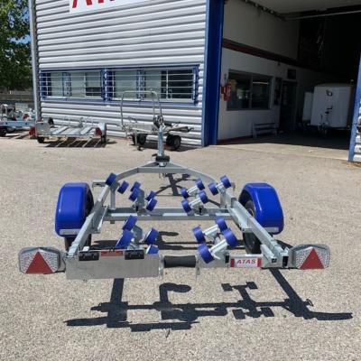 Remorque porte bateau 750 kg - CU 560 kg - Galaxy 2.0 multi-rouleaux - Feux fixes - Promo stock uniquement_0