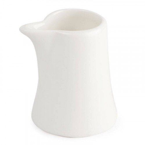 POTS À LAIT EN PORCELAINE BLANCHE LUMINA 55 ML - LOT DE 12