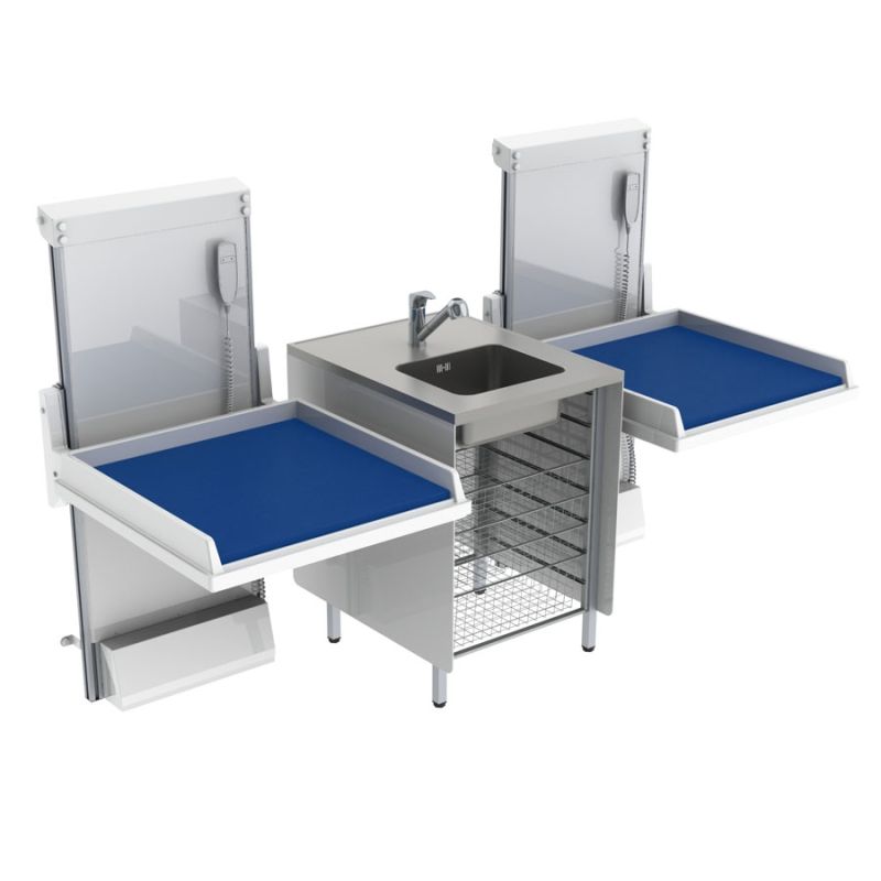Table à langer pour handicapé - Granberg - électrique - 334-082-0 - hauteur variable 40-112 cm - fixation murale_0