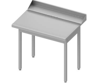 Table de sortie en inox à droite sans étagère pour lave-vaisselle STALGAST - 900x750x880 mm - à monter - Réf : 9310167090_0