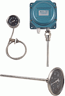 Thermostats à bulbe et thermomètres à sonde - tension de vapeur et relevé de température_0
