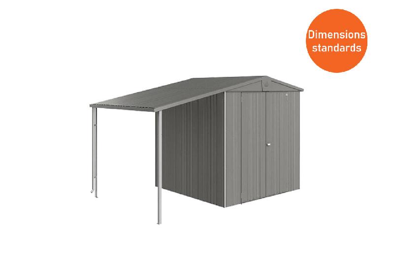 Abri eco avec auvent - 172x156x196_0