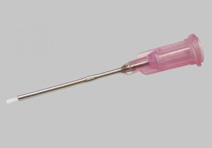 Aiguille avec capillaire PTFE rose – Inside Ø 0,3mm – Longueur 1