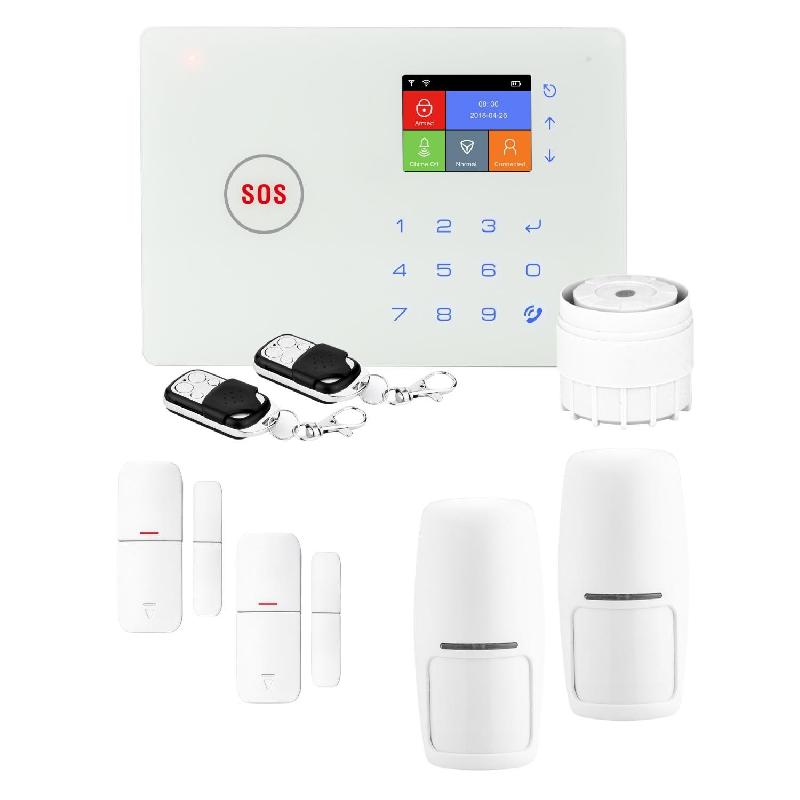 Alarme maison connectée WIFI et GSM - Amazone - Lifebox KIT2 avec détecteurs de mouvement et d'ouverture_0