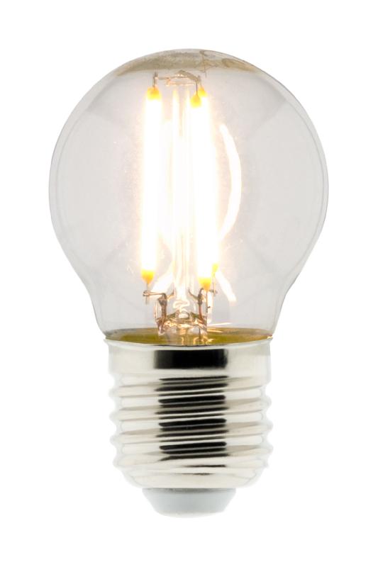 Ampoule Déco filament LED Sphérique 4W E27 470lm 2700K (blanc chaud)_0