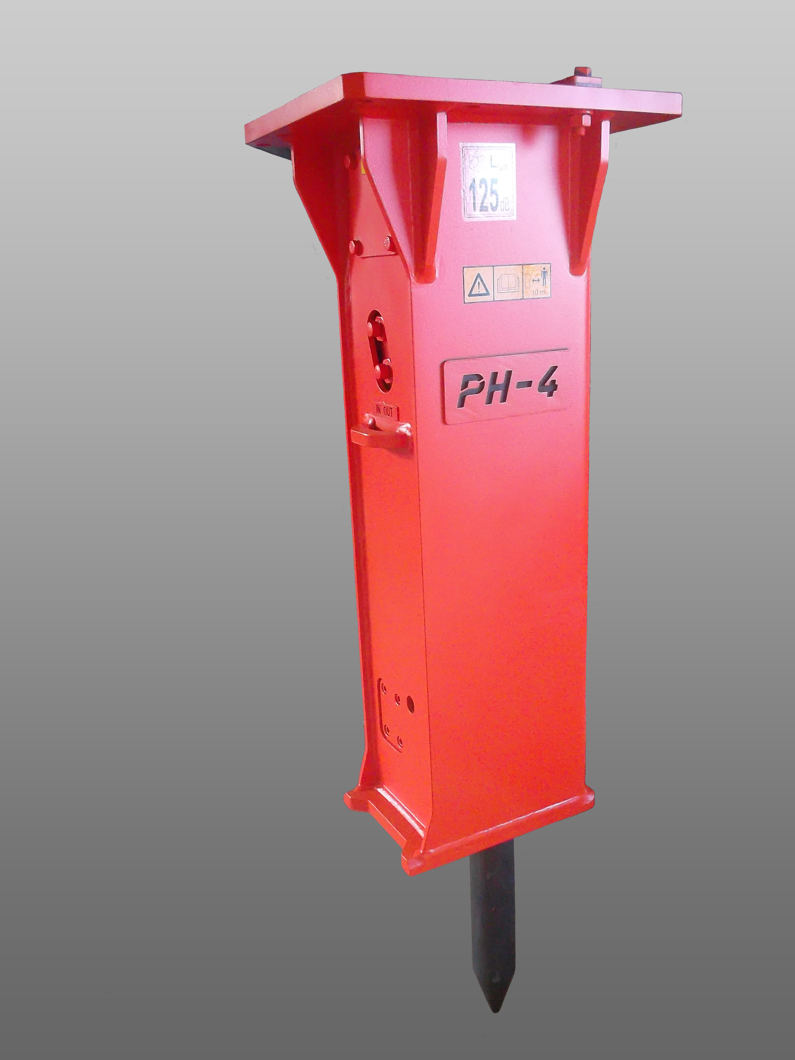 Brise-roche hydraulique série PH - PH-4 pour pelles de 6 à 12 t - Nouvelle génération_0