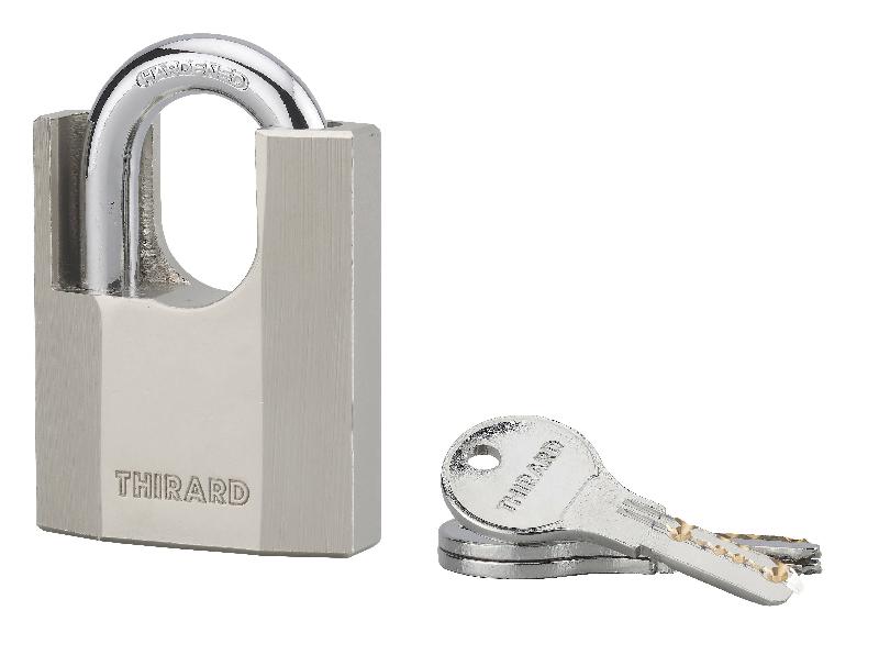 CADENAS À CLÉ OCTO-P 60MM ANSE PROTÉGÉE ACIER 3 CLÉS_0