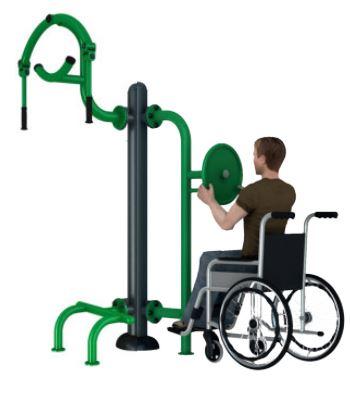 Appareil de fitness de plein air - Étirement des bras / Mobilisation des épaules - Modèle ASO-F30/ASO-F29_0