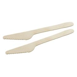 FACKELMANN Couteaux en bois jetables recyclables et compostables move x30 - 31027_0