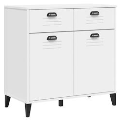 Helloshop26 - Buffet bahut commode armoire meuble de rangement organisateur cuisine salle de séjour salon 80 x 40 x 80 cm bois 02_0036620 - 300021295_0