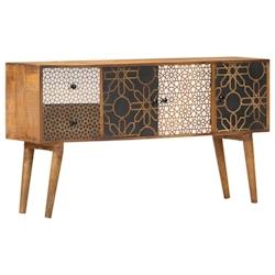 Helloshop26 - Buffet bahut commode armoire meuble de rangement organisateur cuisine salle de séjour salon avec motif imprimé 130 x 02_0030086 - 3000_0