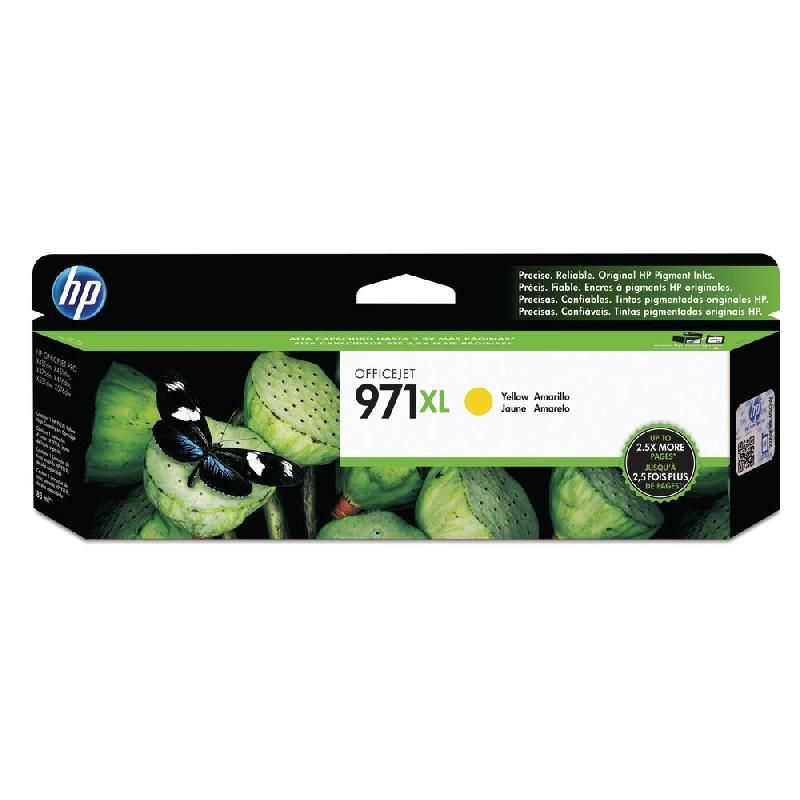 HEWLETT PACKARD CARTOUCHE D'ENCRE 971XL (CN628AE) - GRANDE CAPACITÉ - COULEUR: JAUNE