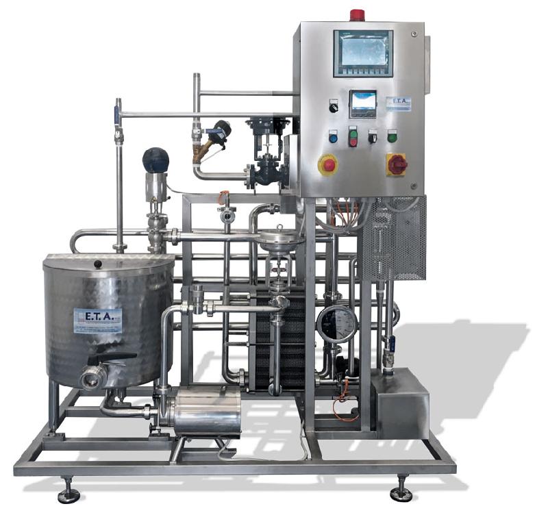 Pasteurisateurs pour mélange de crème glacée - Débit de 500 à 20.000 lt/h - Équipement en acier inoxydable_0