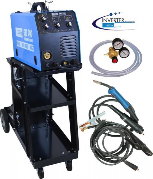 Poste à souder inverter gis 200 - mma,mig/mag,tig 230 v_0