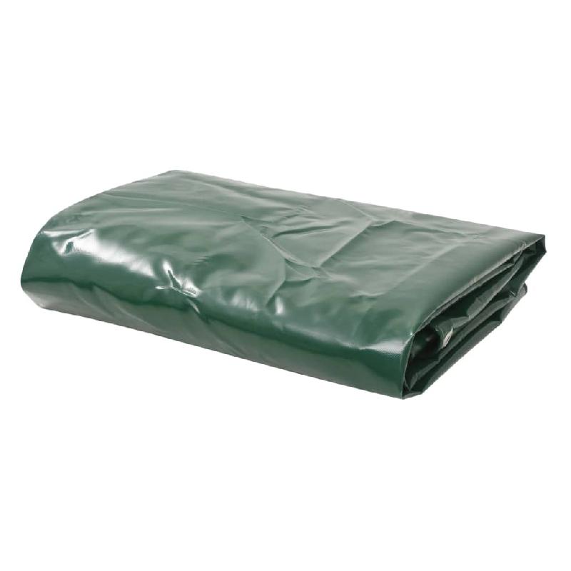 Vidaxl bâche 650 g / m² 4 x 4 m vert 43823_0