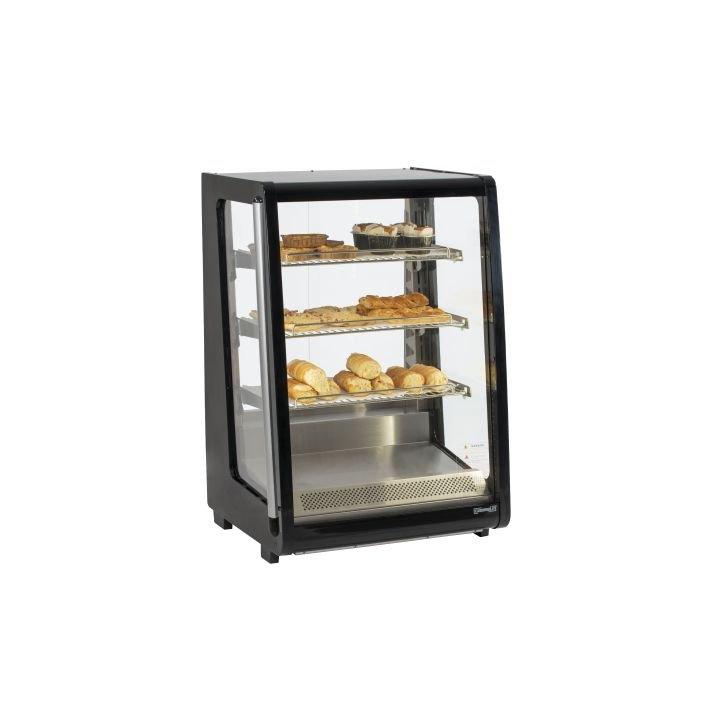 Vitrine chauffante 178 Litres, 3 niveaux, noire, 1400 W, 220 V - MONO_0