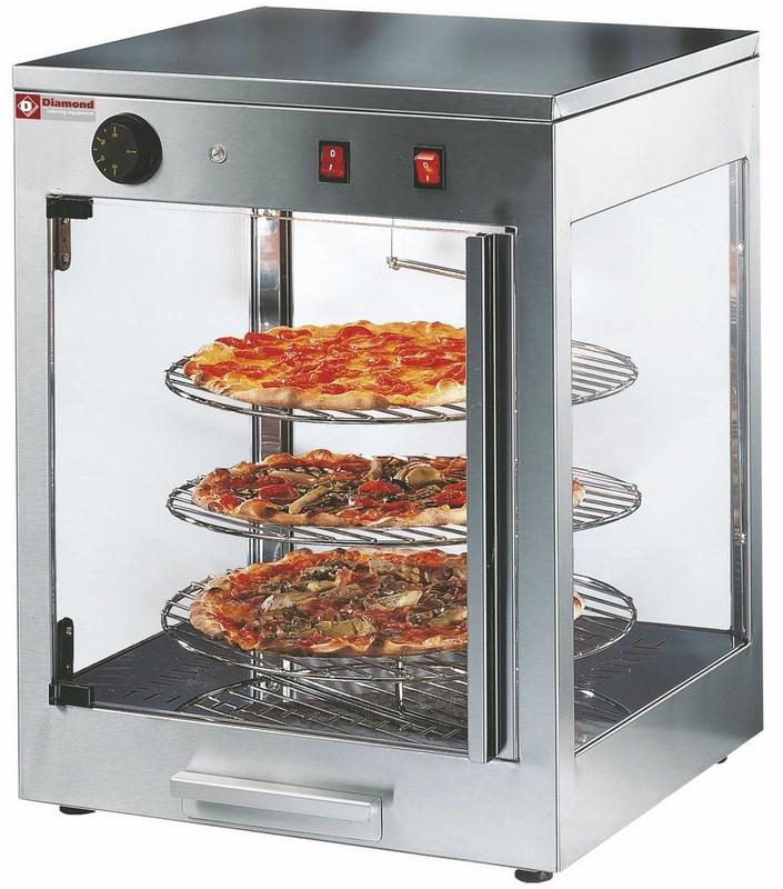 Vitrine chauffante rotative d 380 mm accessoires vitrines tournantes chauffantes - PIZZA/D38_0