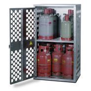116957w - Armoire pour bouteilles de gaz LB 4 - Extérieure, robuste, pour 8 bouteilles de 11kg ou 4 de 33kg_0