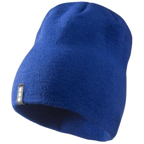 Bonnet Level 11105305 - double couche en tricot côtelé 1x1 avec étiquette boucle_0