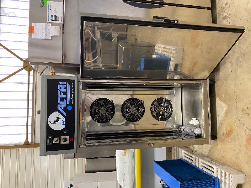 Cellule de refroidissement d'occasion ACFRI - AR68Gr/RD - 17 niveaux 600x400, thermostat électronique, gaz R404A_0