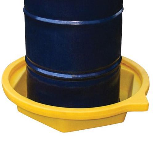 Collecteur PE en polyéthylène CEMO - 54L pour fût 200L - Huile, lubrifiant, hydrocarbure, produits chimiques - Réf. 90978_0