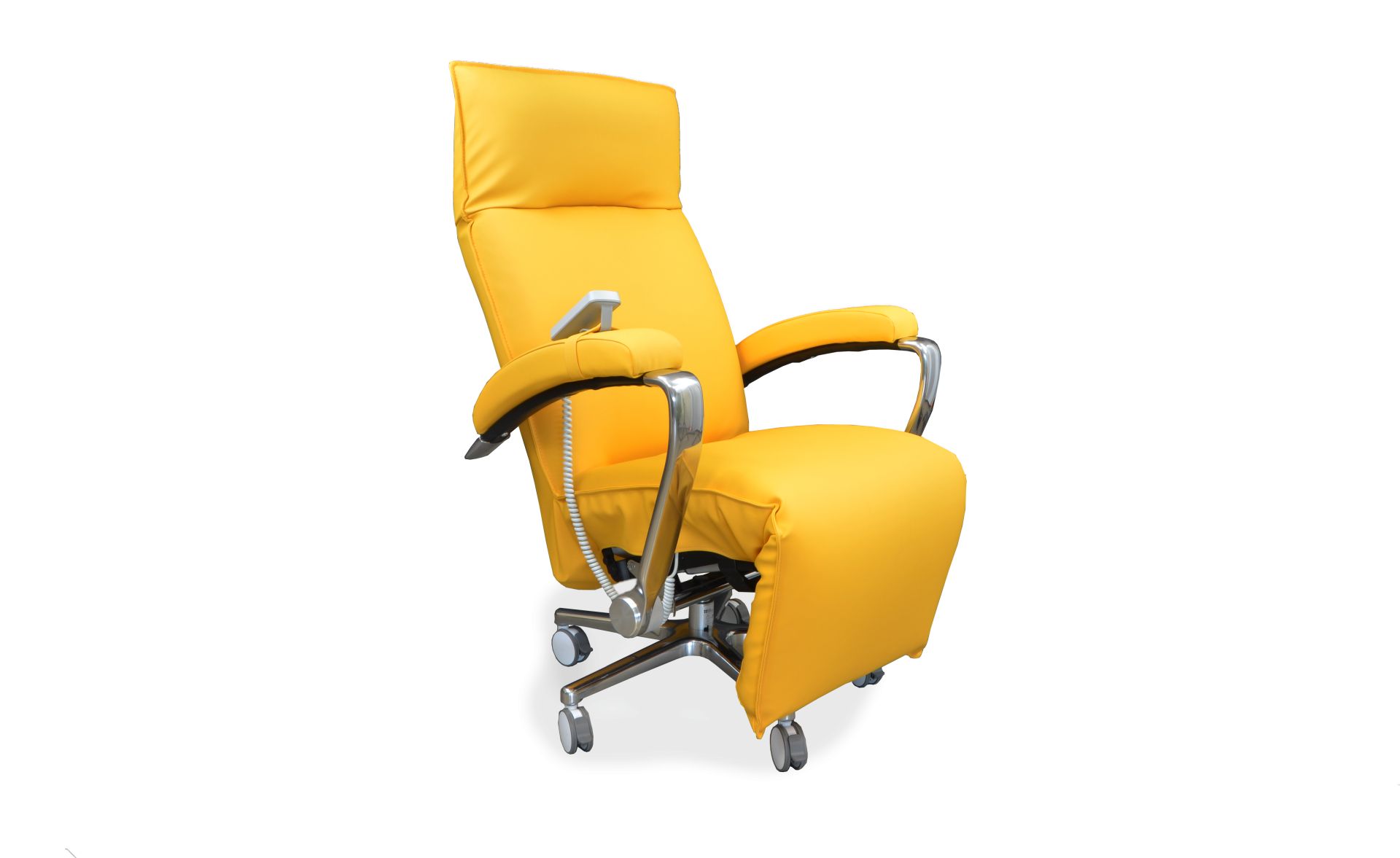 Fauteuil de soins électrique Velvet - structure en acier, appui-tête orientable et coussins escamotables_0