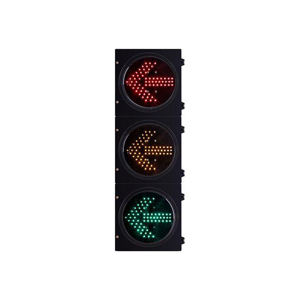 Flèche de feu de signalisation LED - aluminium - 200 mm - 110VAC/220VAC - 8W - intensité lumineuse 500CD_0