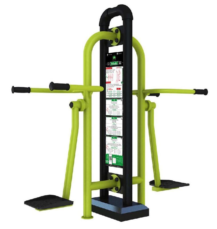 Balancelle en acier galvanisé thermolaqué avec kit de fixation et plan d'entraînement inclus - Gamme Fitness - DETENTE_0
