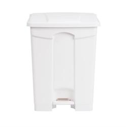 Jantex Poubelle de Cuisine à Pédale 65L Blanche - blanc plastique DC711_0