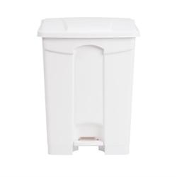 Jantex Poubelle de Cuisine à Pédale 65L Blanche - blanc plastique DC711_0