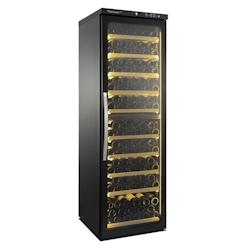 MARECOS Armoire Bi Temperatures - Capacite:169 Bouteilles - 1 Porte Vitree CV450-PV-2T-EXCLUSIVE - noir métal CV450-PV-2T-EXCLUSIVE_0