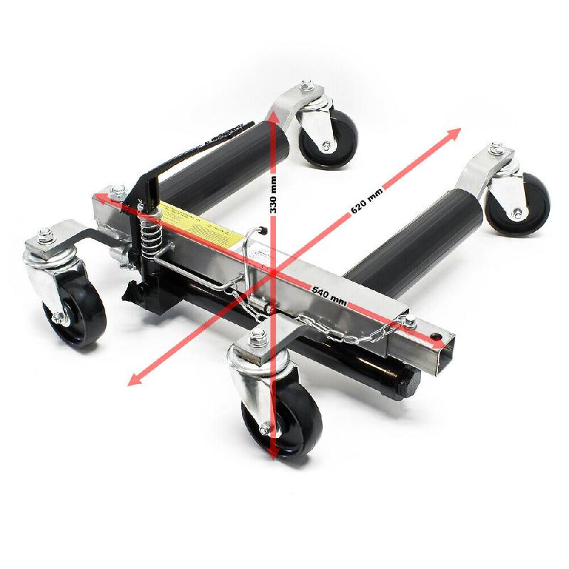 PAIRE CHARIOTS DÉPLACEMENT 2X CRICS GO JACK HYDRAULIQUE 680 KG PCE AUTOMOBILE 16_0002864_0