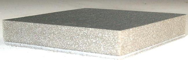 Plaque isolante acoustique 3.15.25 PU - Film polyuréthane noir - Système masse-ressort-masse_0