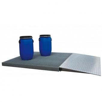 Plate-forme de rétention acier galvanisé - 85 litres_0