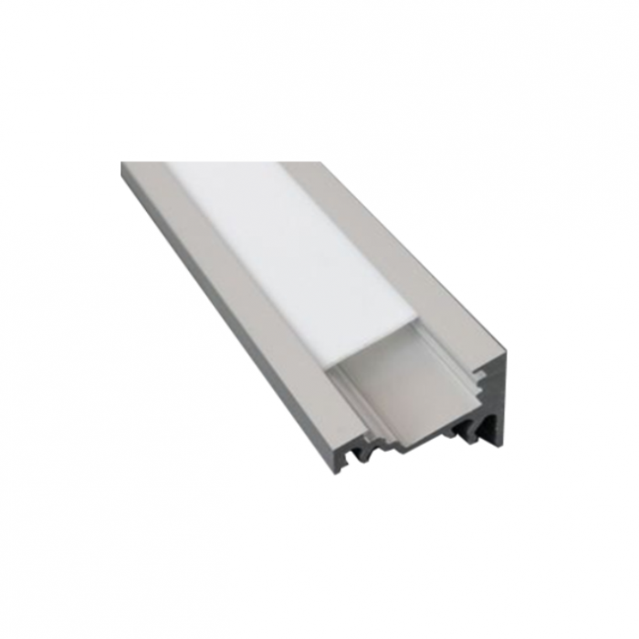 Profilé en aluminium garantie élevée, anodisé d'angle 30-60° pour ruban led_0