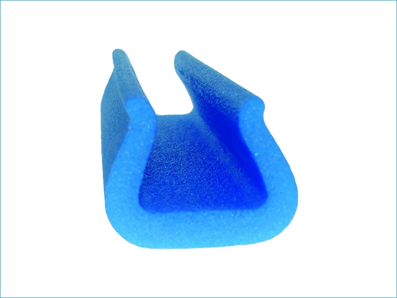 Profilé en mousse polyéthylène bleu, non abrasif, à forte capacité d'amortissement_0