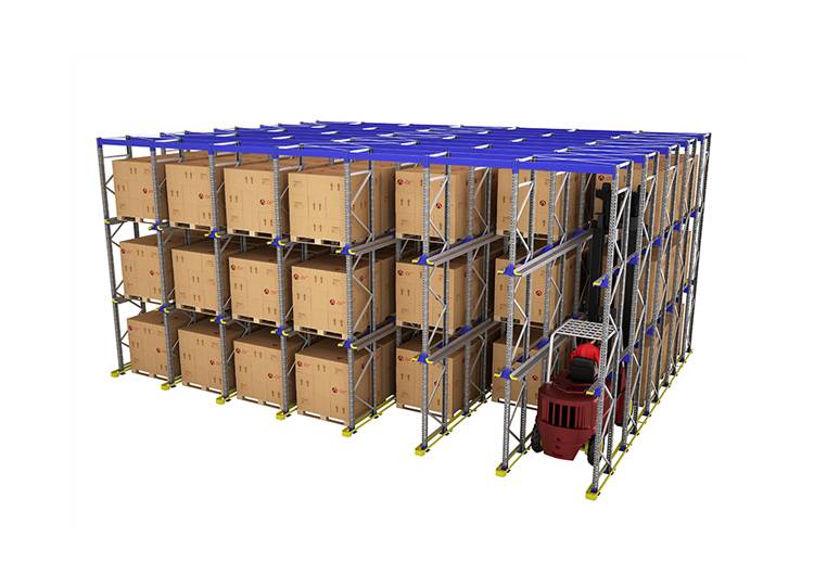 Rayonnage compact - système Drive In à haute densité pour optimisation d'entrepôt_0