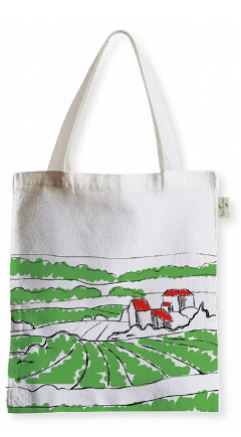 Sac écologique réutilisable - en 100 % coton naturel 48 H * 38L cm_0