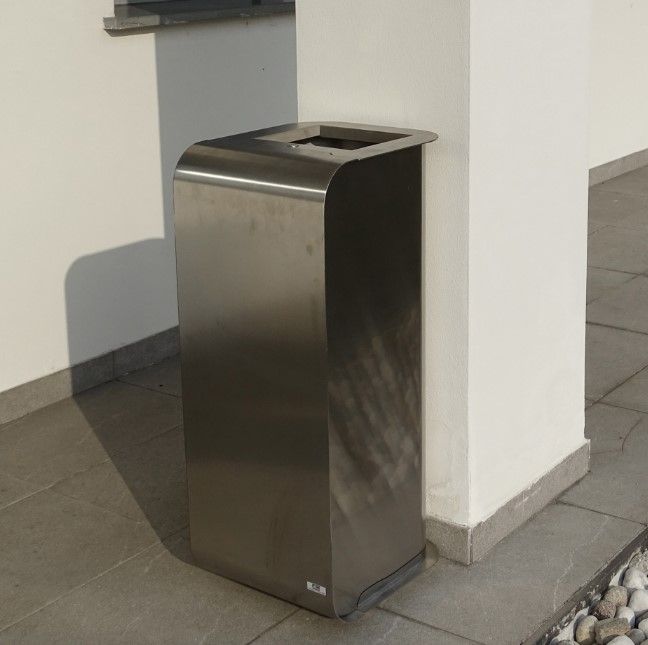 106join - Corbeille publique avec structure en acier inox - Fima_0