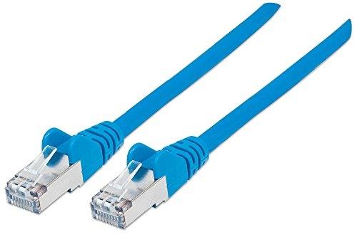 Câble réseau Intellinet 5m CAT6a S/FTP (S-STP) - RJ-45 - Blindage haute performance - Bleu_0