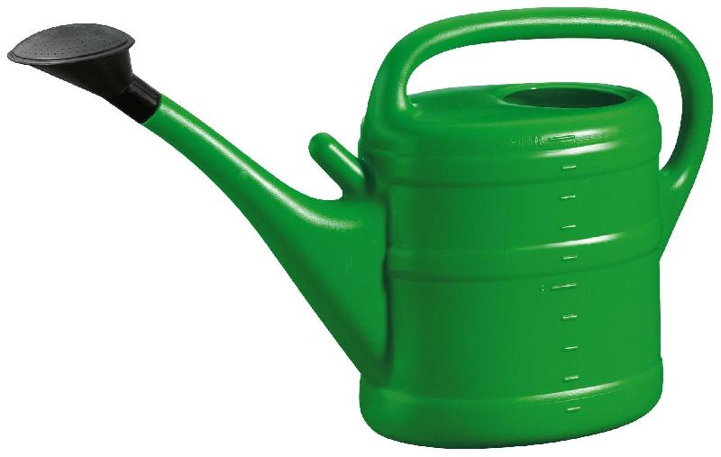 Arrosoir Plastique Plastkon 2,5L Avec Pommeau - Vert - Pour Plantes Intérieur/extérieur - Pratique Et Léger