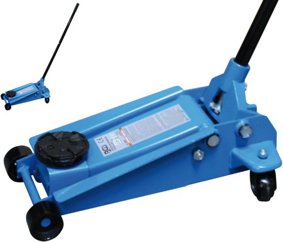 9255 - Cric rouleur hydraulique BGS Technic - capacité de chargement 3 tonnes - construction robuste en acier_0