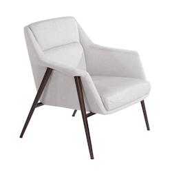 AC ANGEL CERDA Angel Cerdá Fauteuil en tissu blanc 5010C 78 x 76 x 77 - blanc textile 8435631002307_0