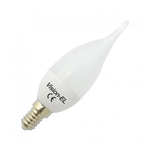 Ampoule led 6  watt coup de vent e14 6000°k non dim ceramic dépoli_0