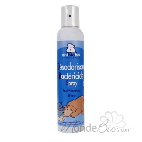 ANIBIOLYS - DÉSODORISANT BACTÉRICIDE ANIMAL SPRAY 250ML