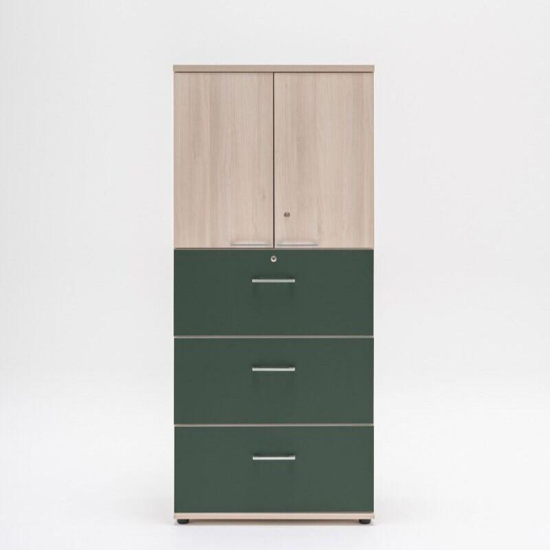 Armoire porte battante & 3 tiroirs DS STANDARD_0