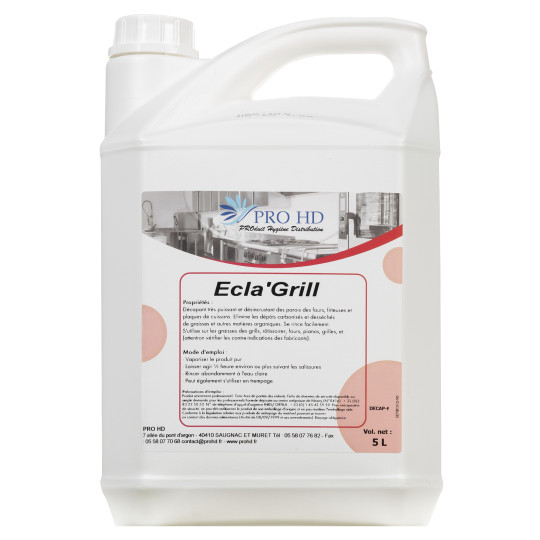 Bidon de 5L de décapant four sans odeur - ORLAV 416 - Nettoyage puissant pour graisses carbonisées_0